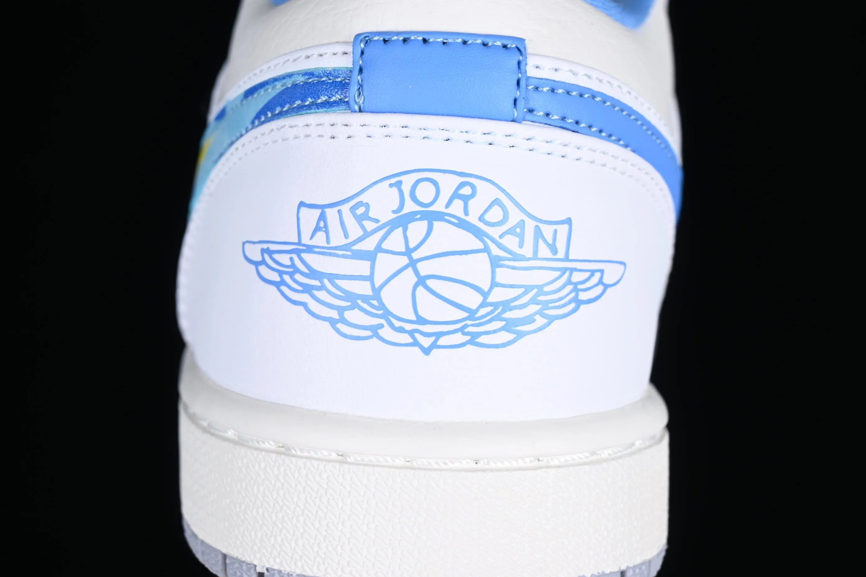 All categories Air Jordan Jordan series basketball shoes Air Jordan 1 Low Air Jordan 1 Low "Born To Fly" AJ1 Joe 1 Flame North Carolina Blue FJ7219-441